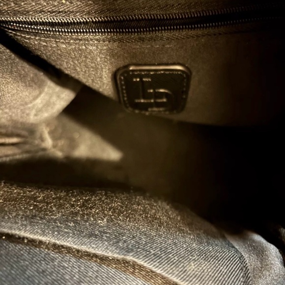 Mini Backpack Purse for Women Phone Bag Wallets Handbags Clutch Black W/ Pink - Picture 2 of 4